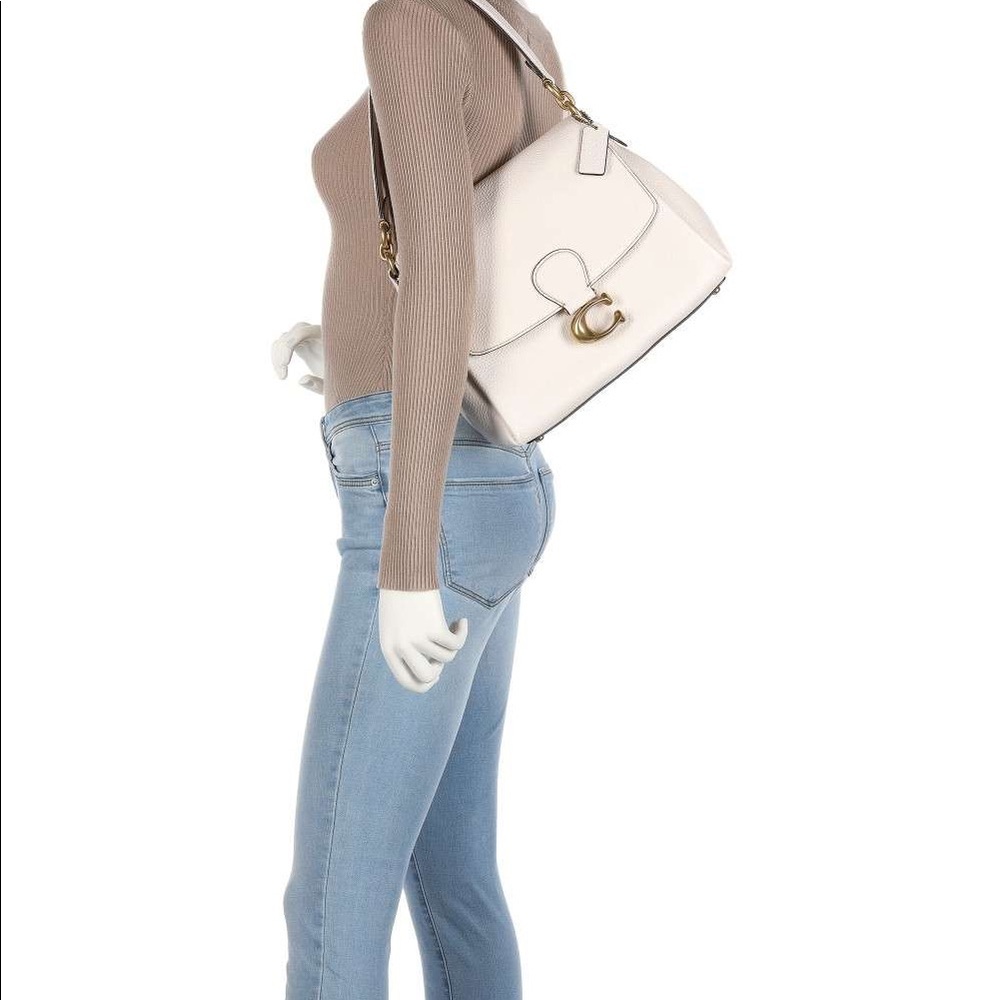 Coach May Shoulder Bag In Chalk Colour